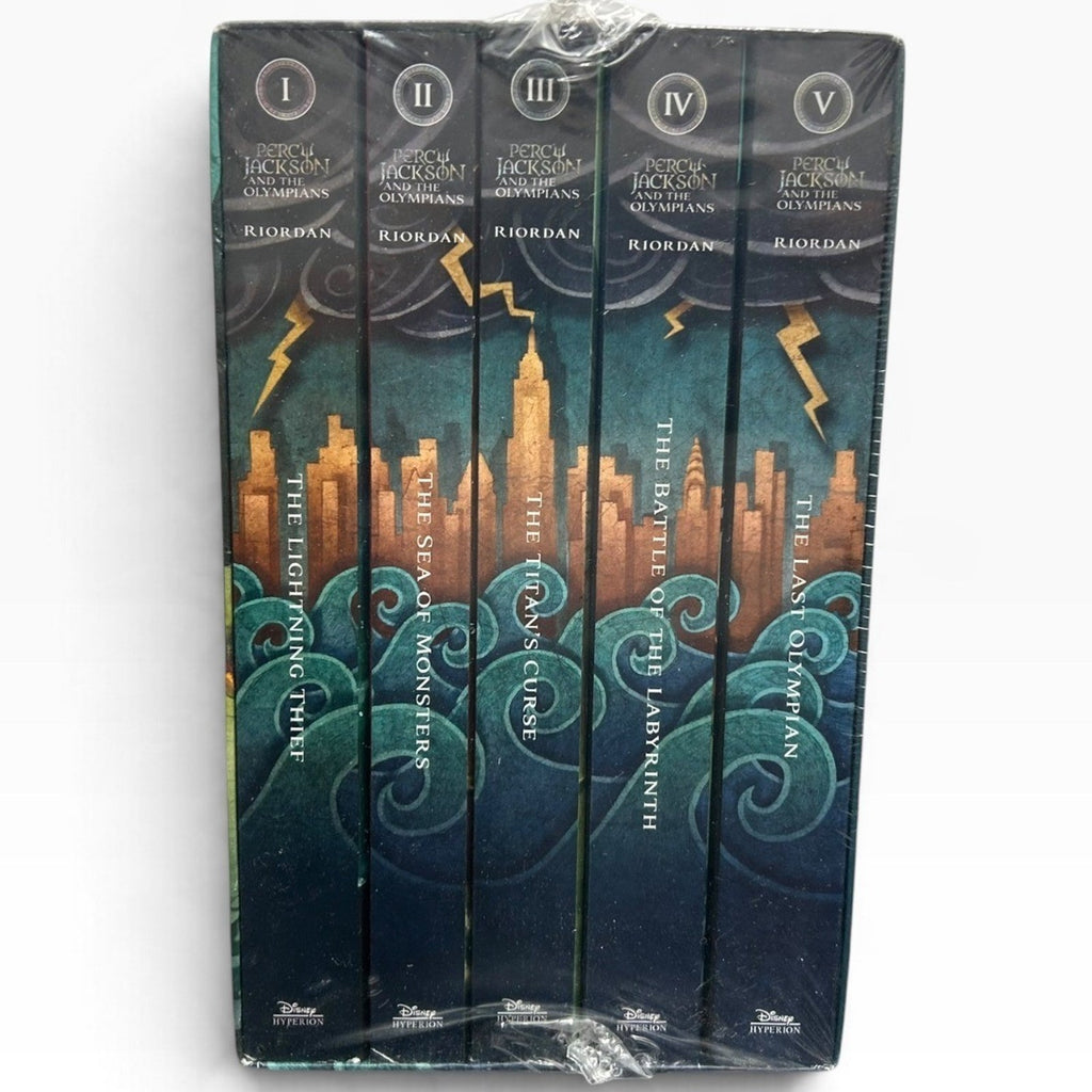 Percy Jackson and the Olympians The Complete Series 5 Book Box Set Rick Riordan
