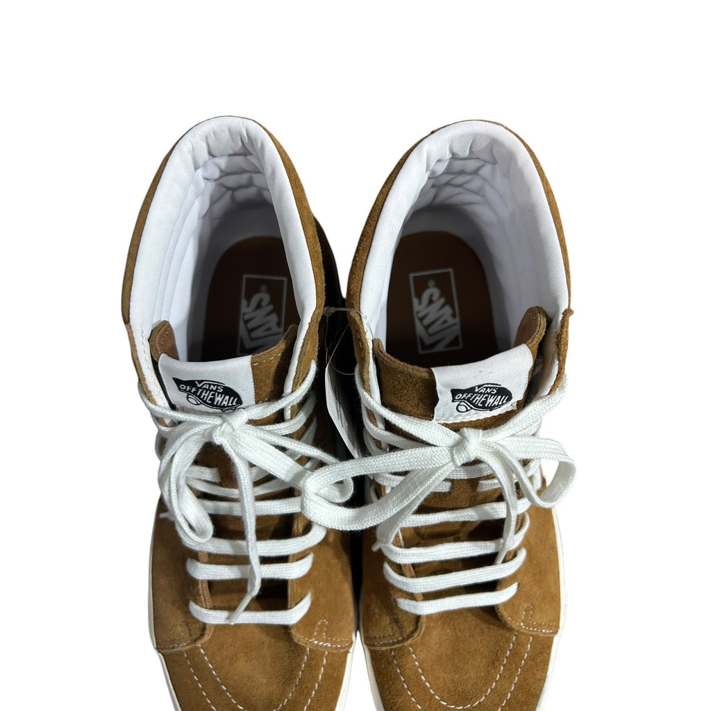 Vans Sk8-Hi Brown Suede Water Repellent High Top Sneakers Mens 12 1508731