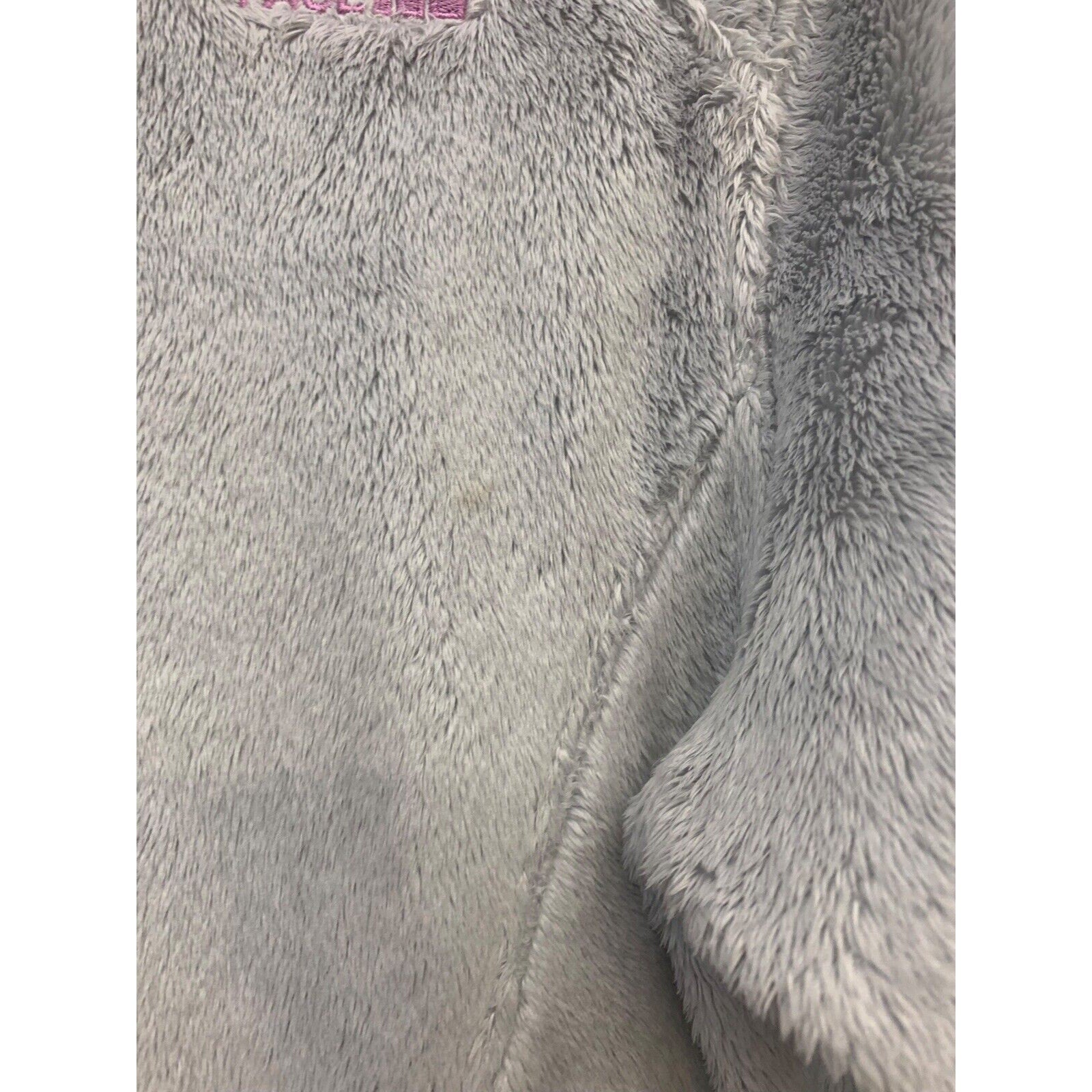 The North Face Jacket Girls Extra Large Gray Full Zip Fleece Pockets Osolita