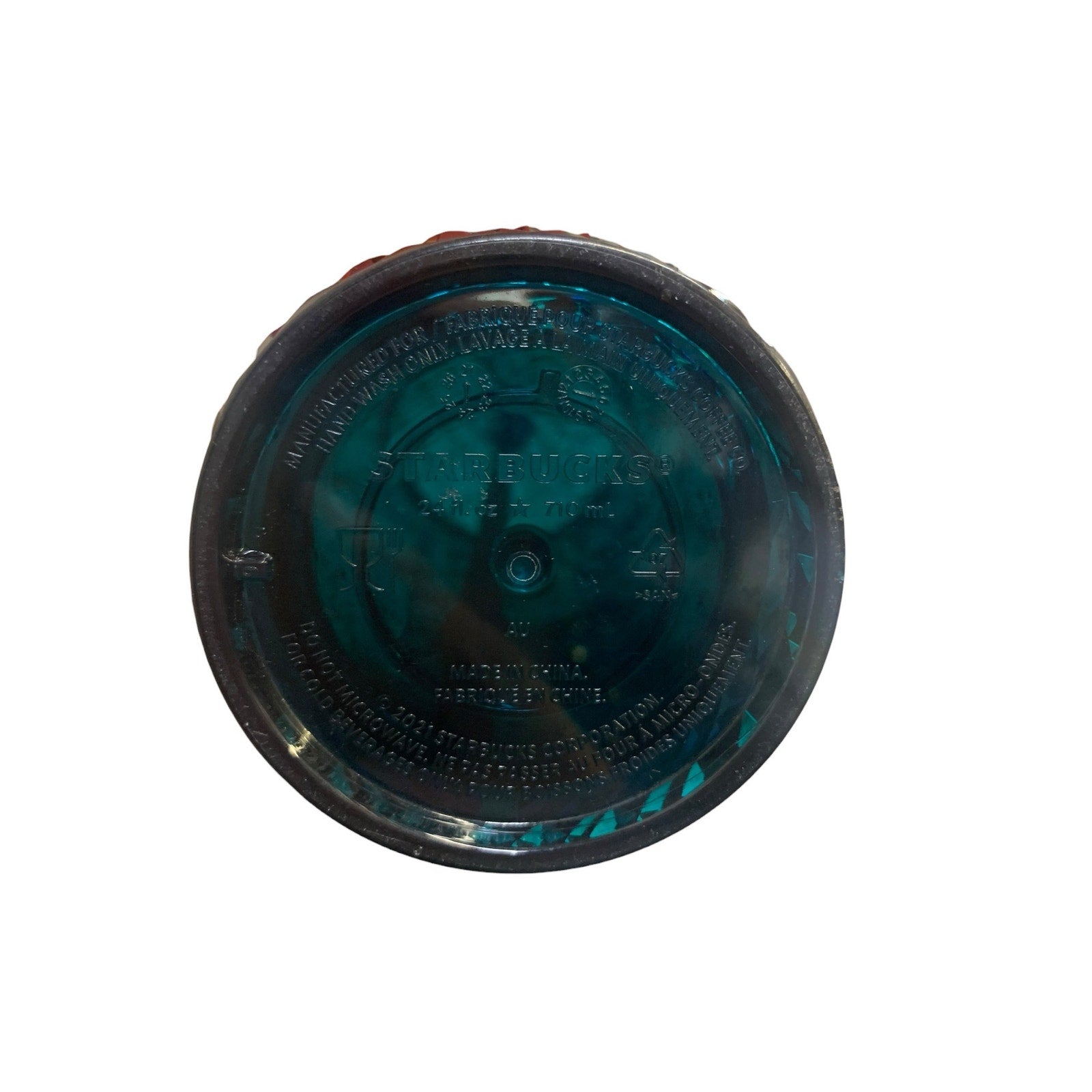 Starbucks Winter Holiday Emerald Green Tumbler 24oz