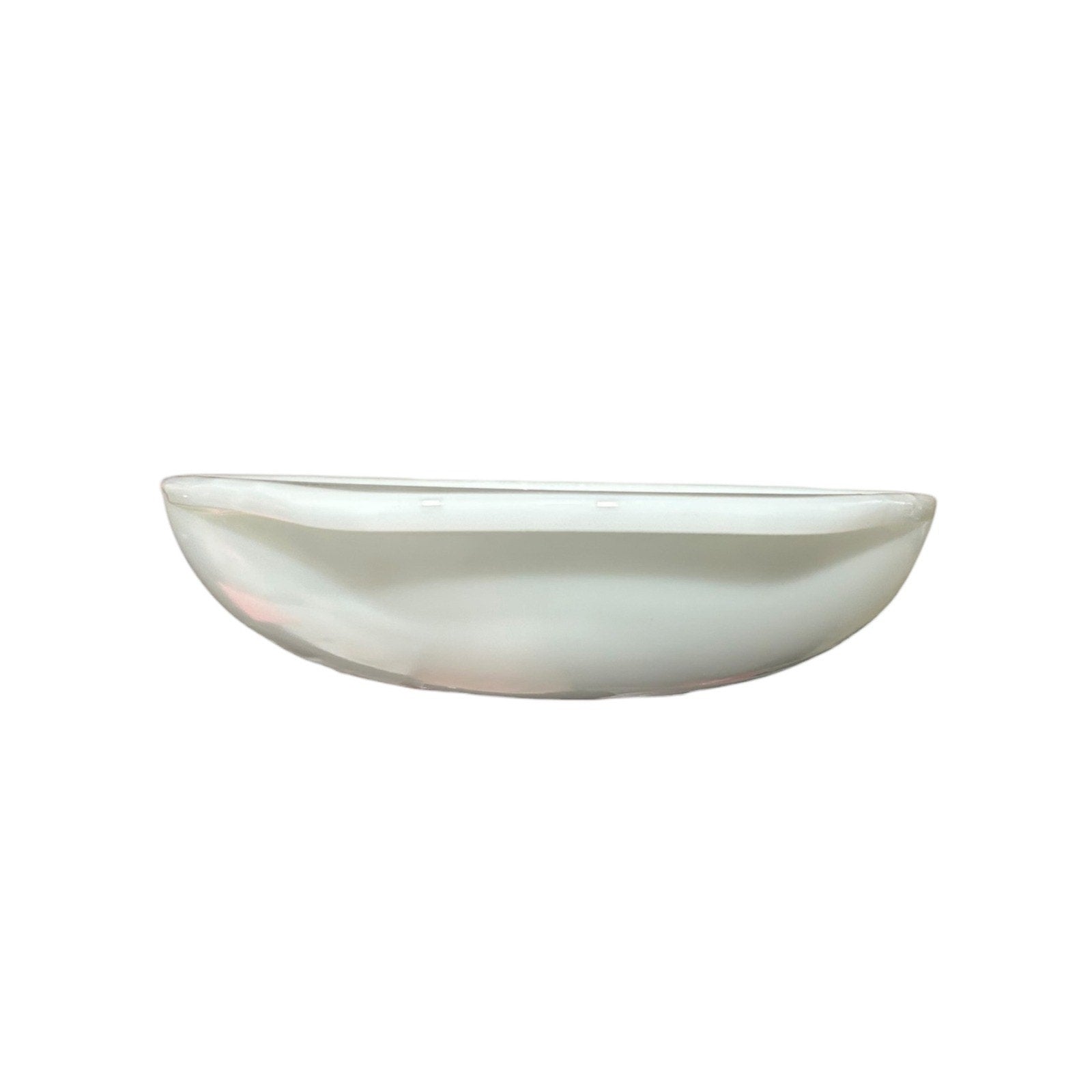 Pyrex 1063 White Milk Glass Divided Oval Serving Dish 1.5 Qt Vintage USA Made