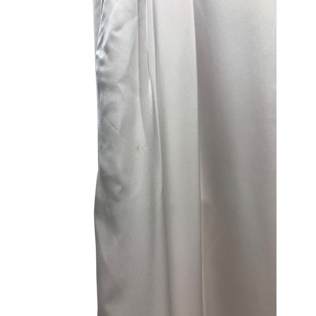 RAMY BROOK Pants NEW Size 8 Full Length Joss Pant Satin Wide Leg Trousers Beige