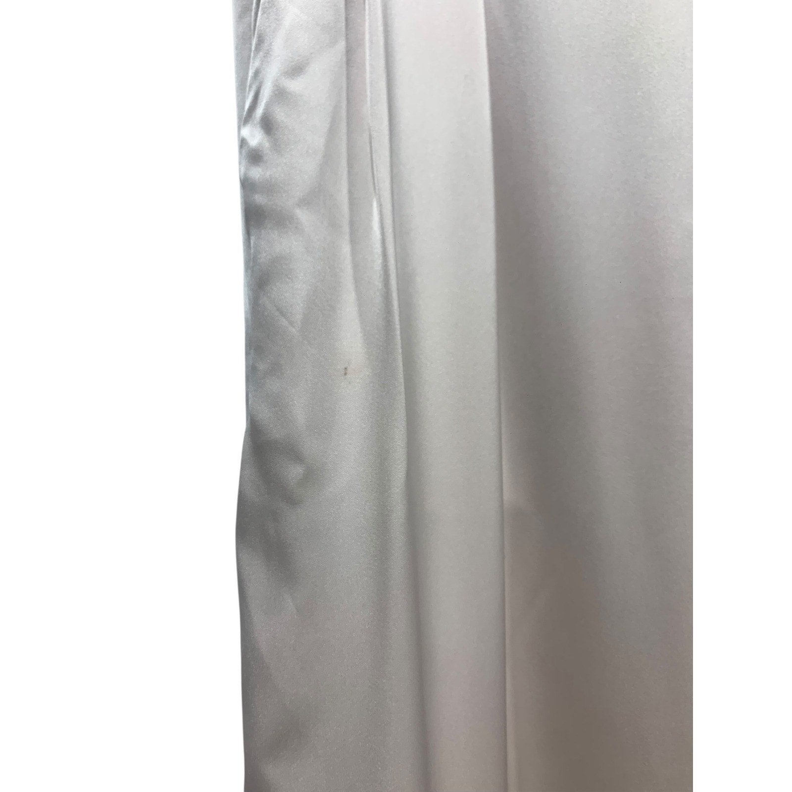RAMY BROOK Pants NEW Size 8 Full Length Joss Pant Satin Wide Leg Trousers Beige