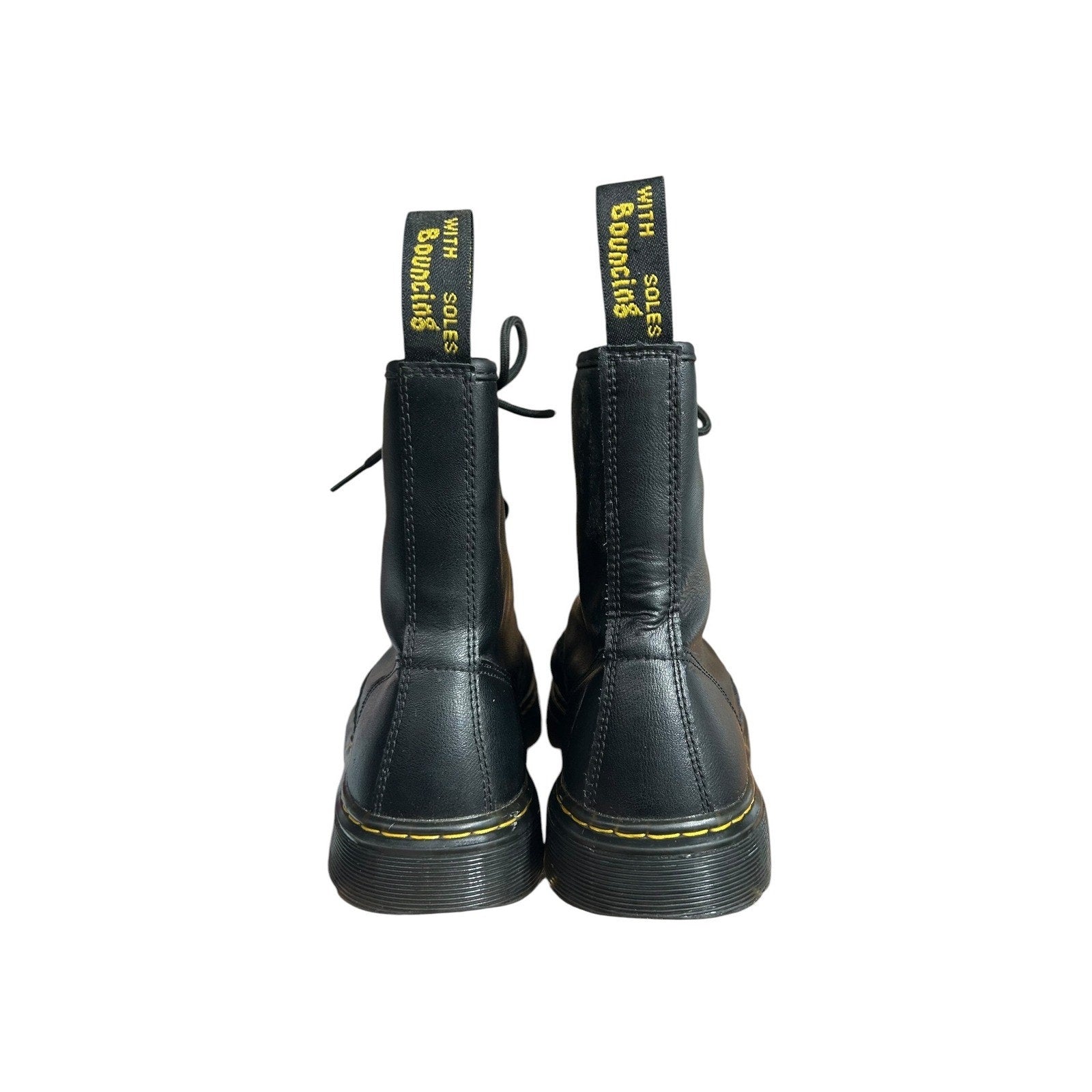 Dr. Martens 1460 Pascal Black Leather 8-Eye Lace Up Combat 10 Mens 11 Womens