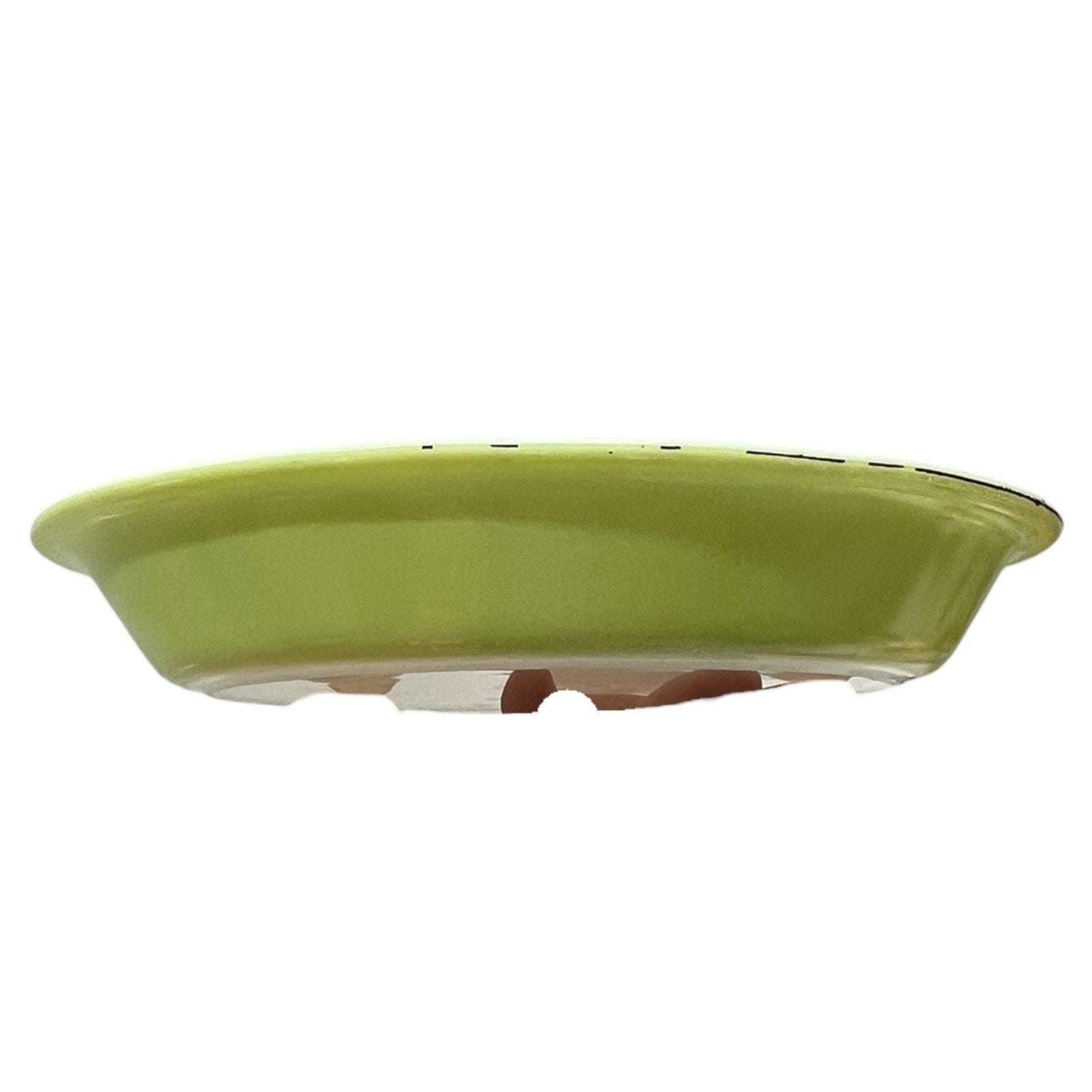 Vintage Pyrex Lime Green Opal Glass Pie Plate Round Baking Dish Made in USA 40