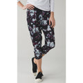 Lululemon Tranquil Crop Kara Blossom Multi / Black SZ 4