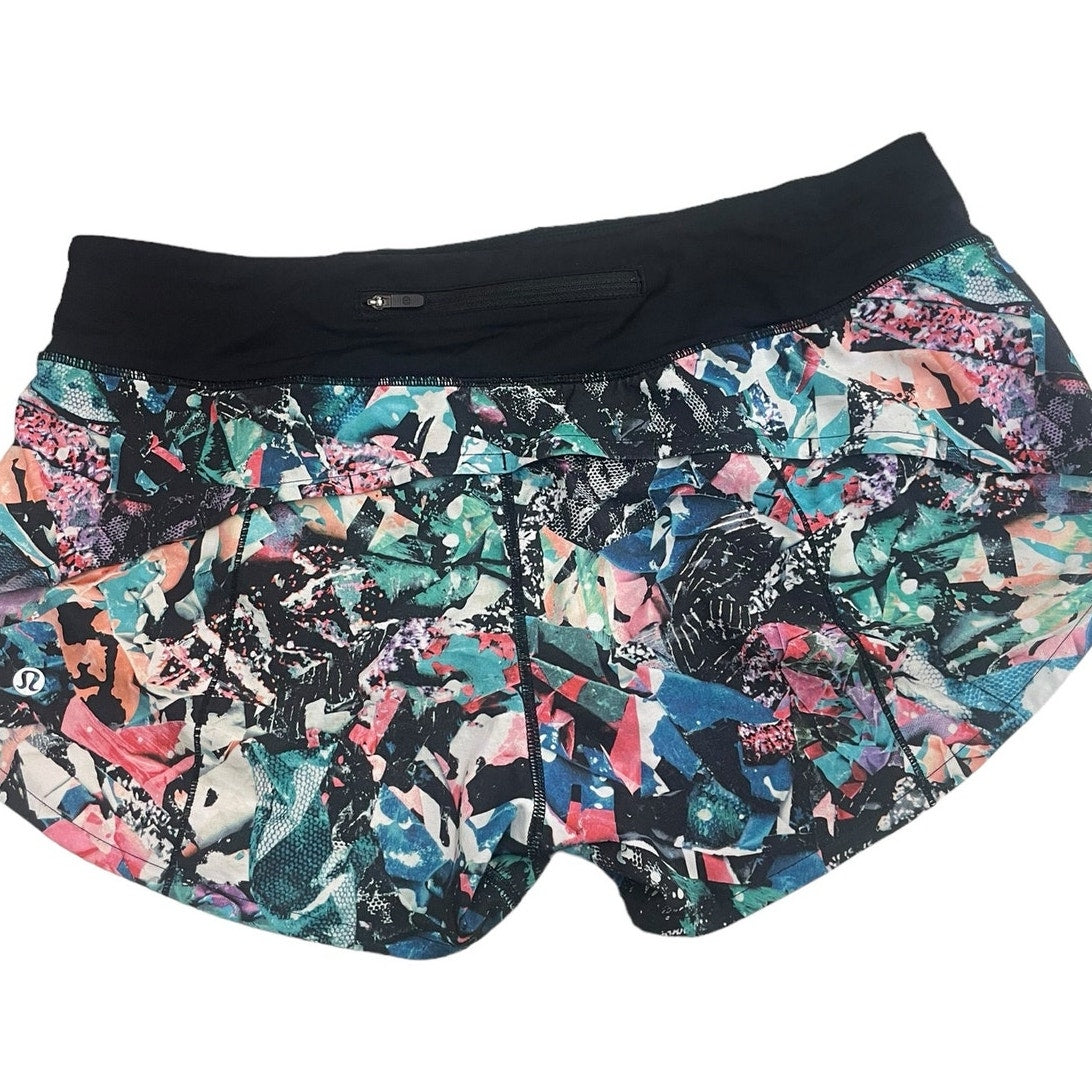 Lululemon Speed Up Short *2.5" Color Crush Multi / Black