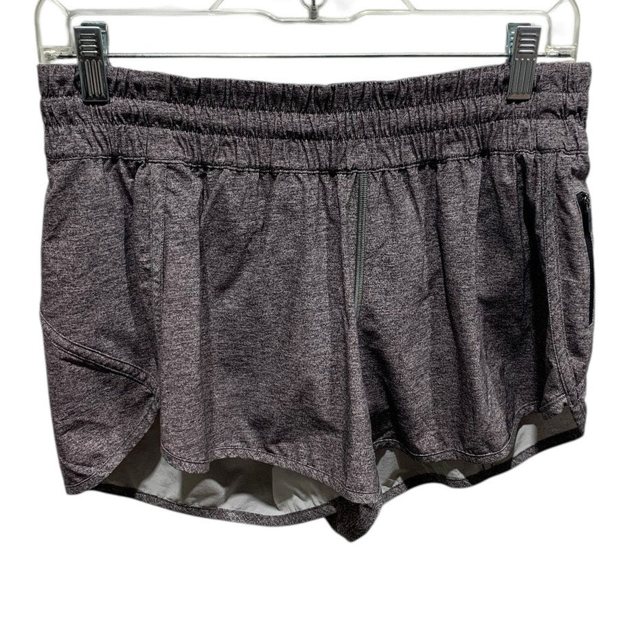 Lululemon Tracker Short V 4" Heather Lux Multi Black SZ 10