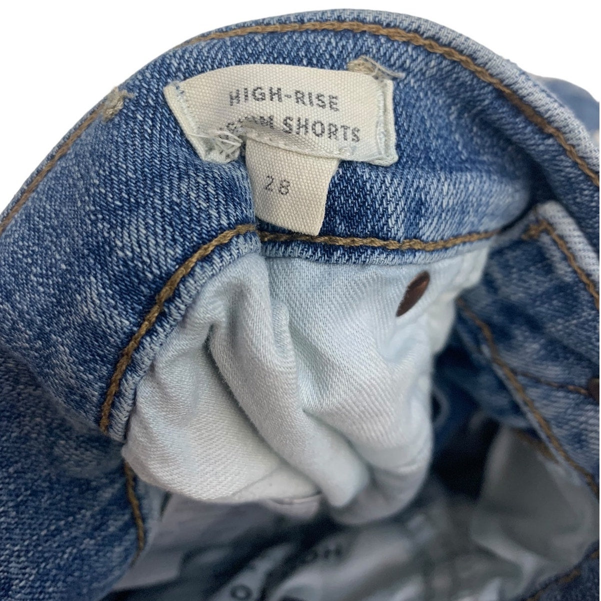 Madewell High Rise Denim Short SZ 28
