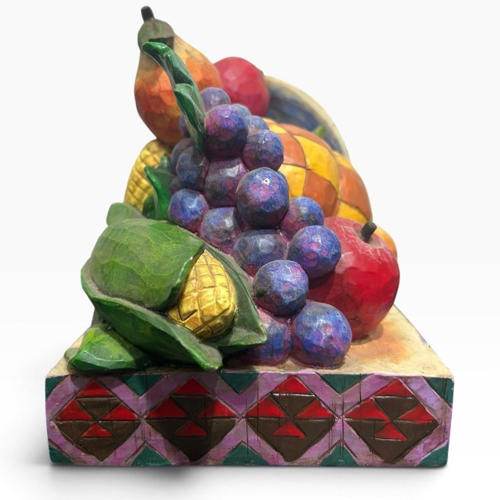 Jim Shore Heartwood Creek Bless This Bounty Cornucopia Figurine 116607 2004 Cute