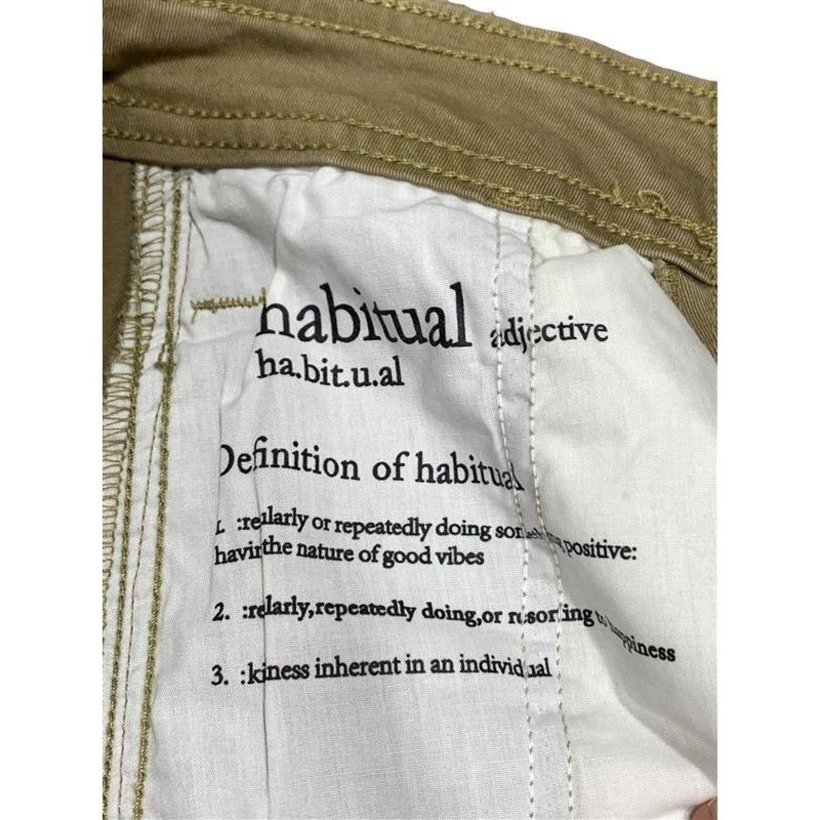 Habitual High Rise Wide Leg Army Green Pants HNM02107B Womens Size 2/26 NEW