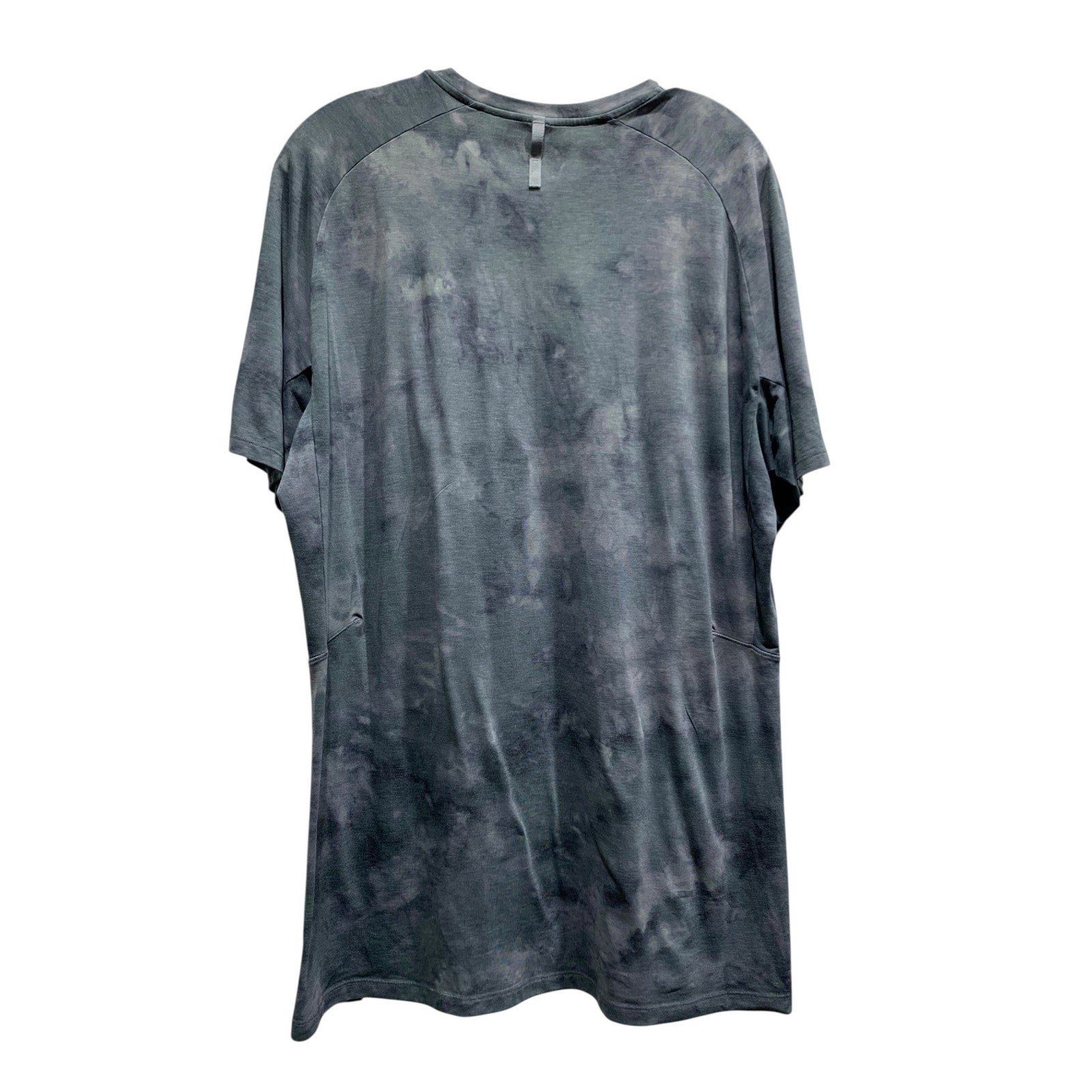 Lululemon Always Agile Short Sleeve Size M  Diamond Dye Asphalt Grey Black