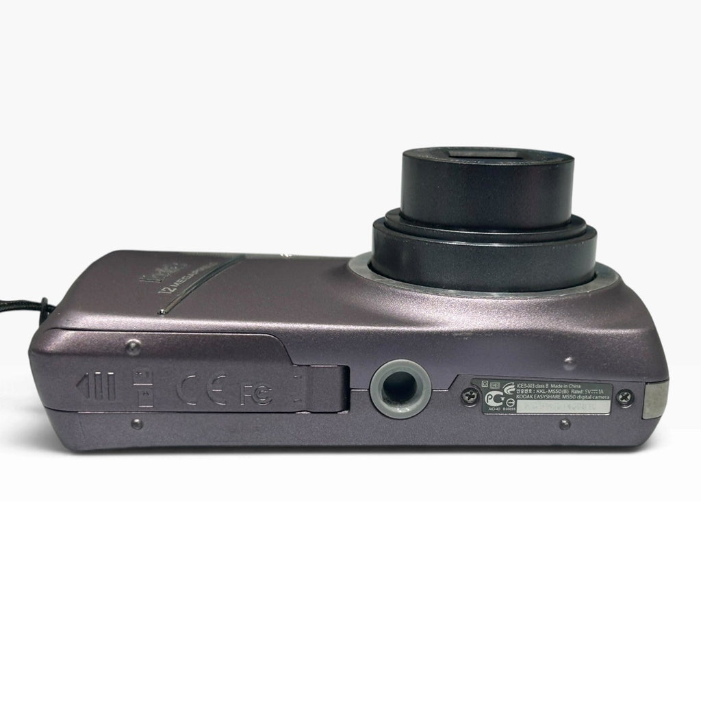 Kodak EasyShare M550 Digital Camera 12MP 5x Optical Zoom Purple 28mm Wide Lens