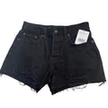 NWT Free People x We the Free Sofia Denim Black Cut-Off Shorts SZ 25