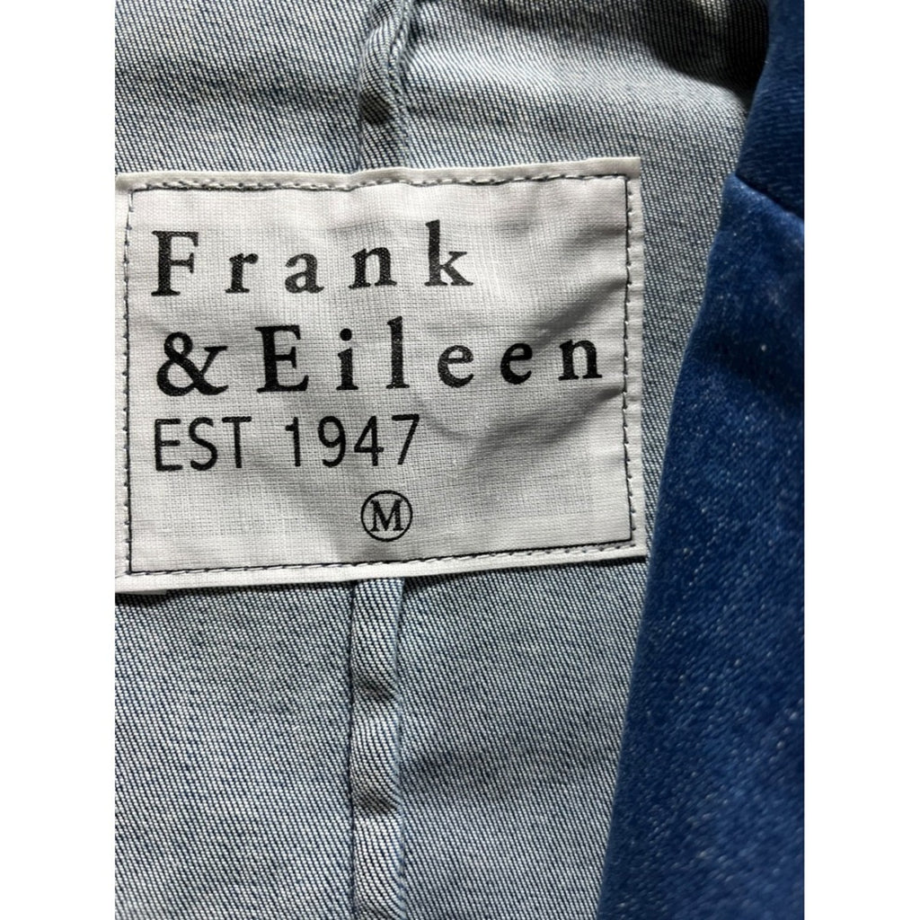 Frank & Eileen Denim Blazer Jacket Est 1947 Blue Cotton Medium M