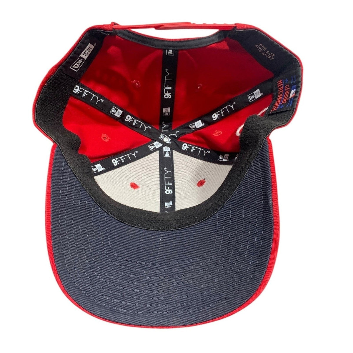 New Era 9FIFTY St. Louis Cardinals Red Snapback Hat MLB World Series Side Patch