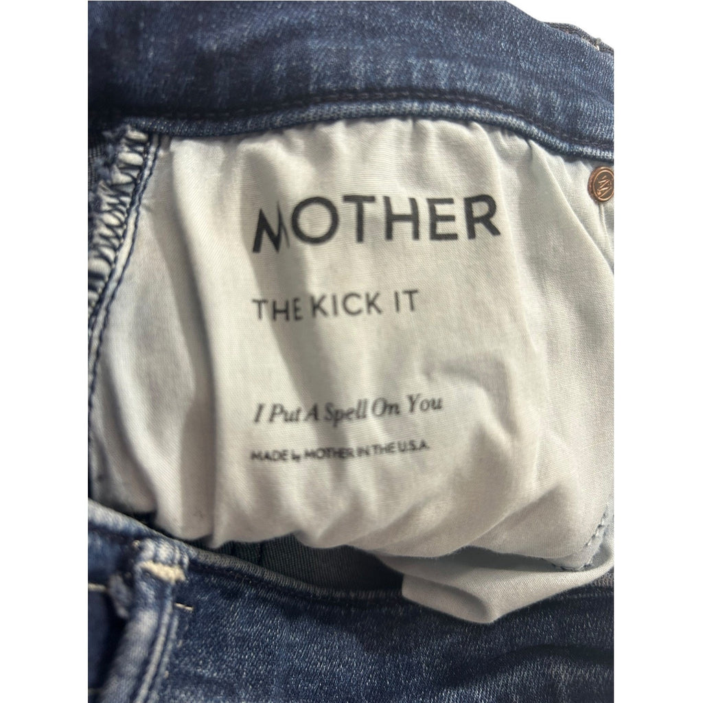 Mother The Kick It Jeans I Put A Spell On You High Rise Straight Leg Denim 26