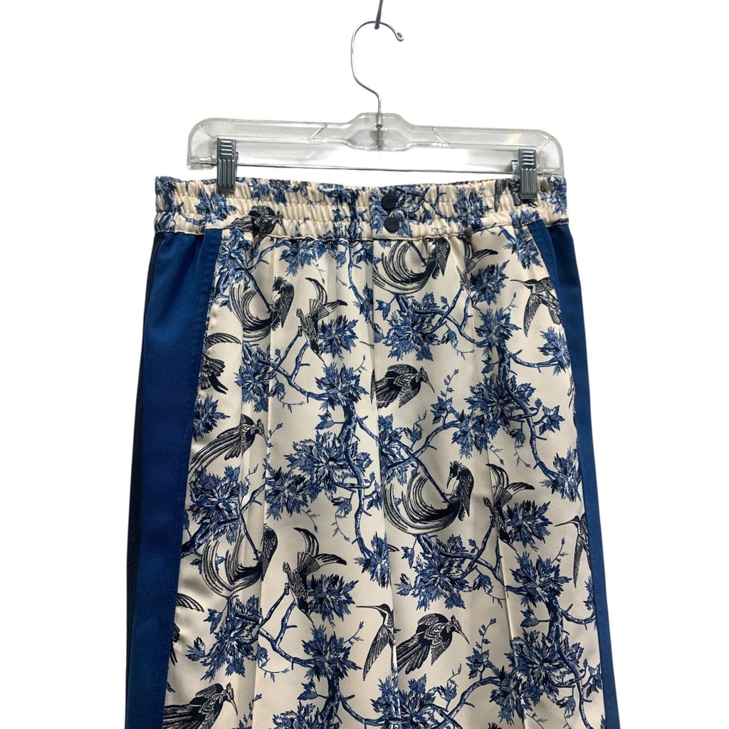 Scotch & Soda Maison Scotch Blue Floral Bird Print Jogger Trousers Size M