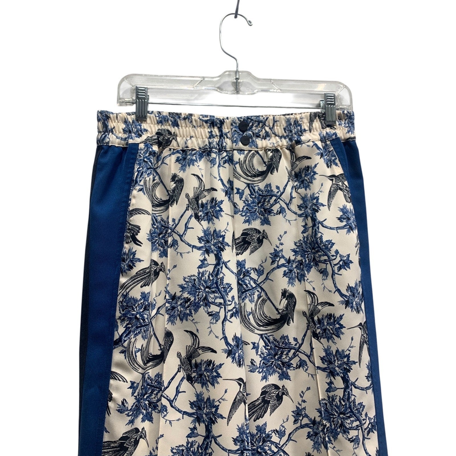 Scotch & Soda Maison Scotch Blue Floral Bird Print Jogger Trousers Size M