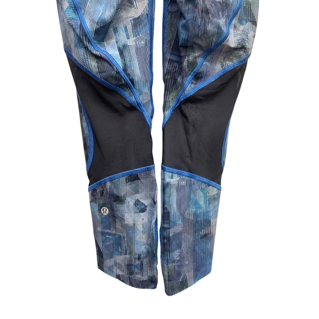 Lululemon On Pace Crop *21" Sun Dazed Multi Blue SZ 2