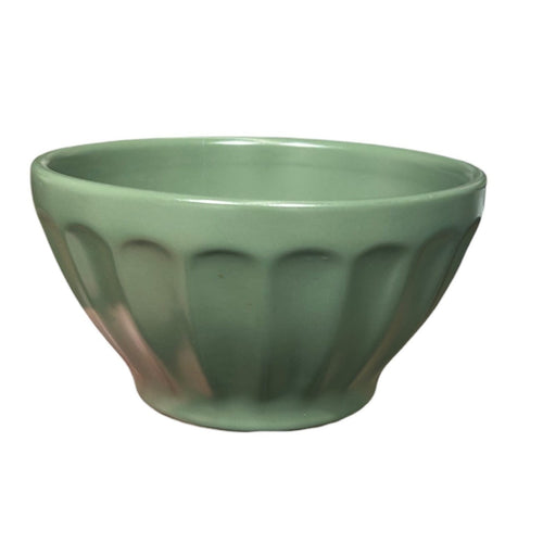 Anthropologie Sage Green Fluted Latte Bowl Made in Portugal Ceramic Dinnerware