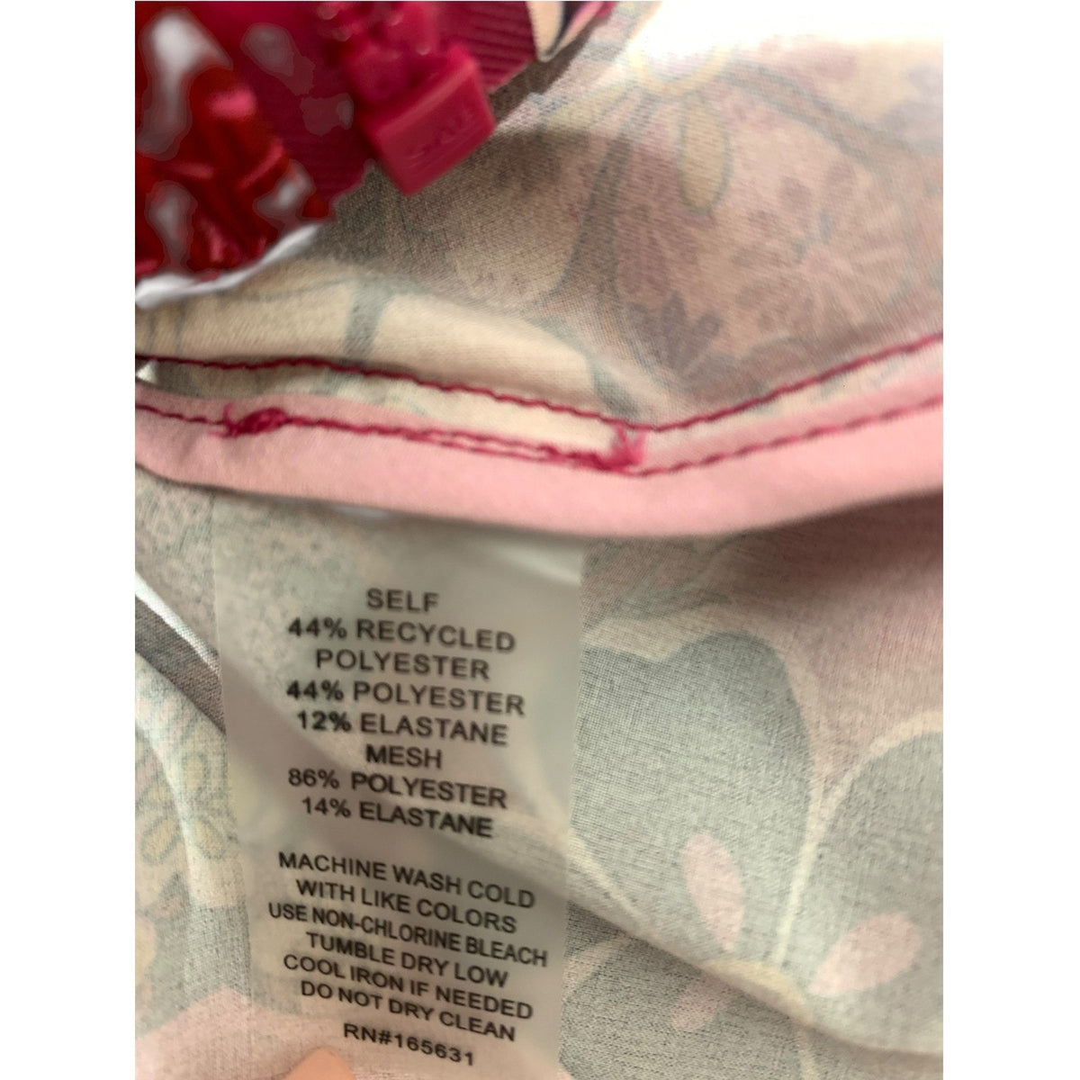 Johnny Was Bee Active Womens Yama Floral Patchwork Full Zip Jacket Size Large