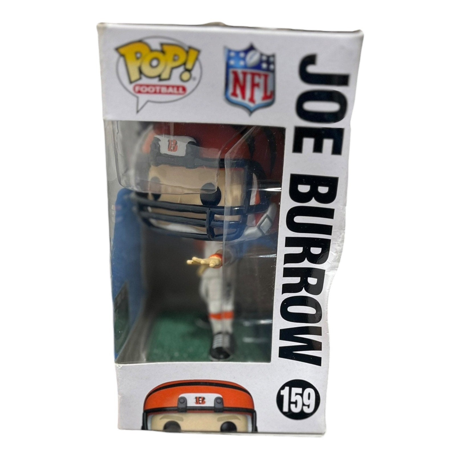 Funko Pop Football Joe Burrow Cincinnati Bengals 159 Vinyl Figure NFL