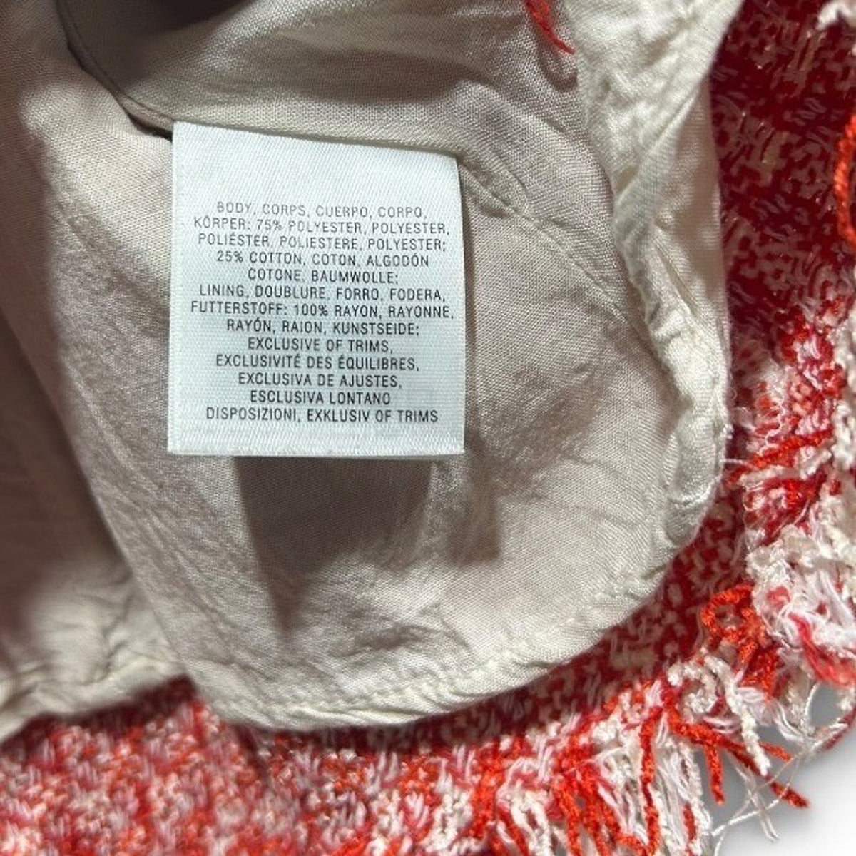 MAEVE Anthropologie Red & White Checked Tweed Sleeveless TankSize 0 Sleeveless