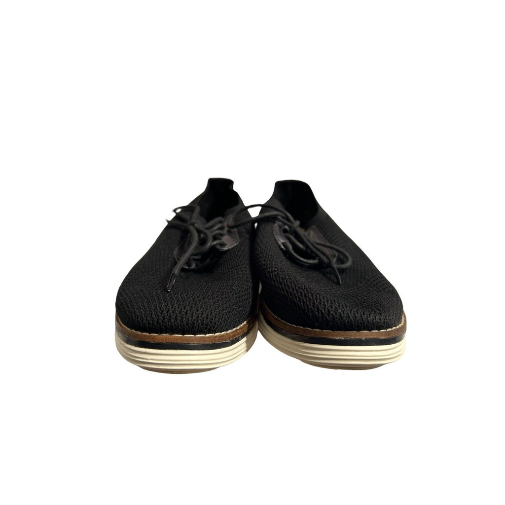 Cole Haan Original Grand Men Black Knit Wingtip Oxford Shoes W22402 Size 8B