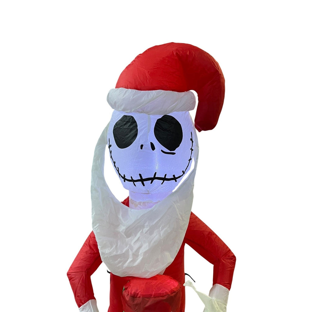 Disney Nightmare Before Christmas Jack Skellington Sandy Claws Inflatable 5.5 FT