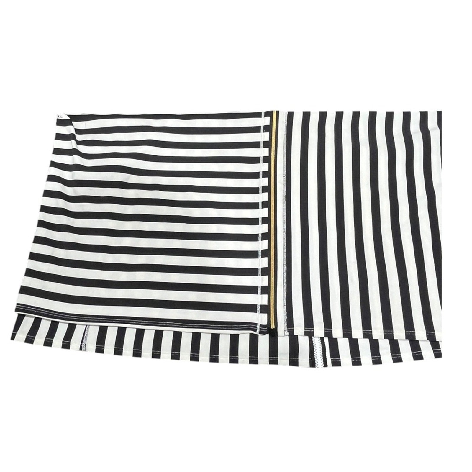 Lululemon Vinyasa Scarf *Zips Apex Stripe Black White