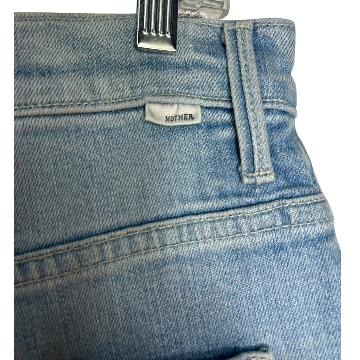 MOTHER High Waisted Tunnel Vision Sneak Jeans Sippin Sweet Tea Light Wash 29