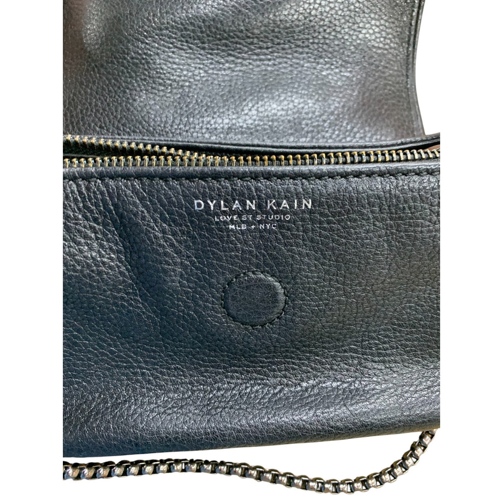 Dylan Kain Leather with Metal Chain Crossbody