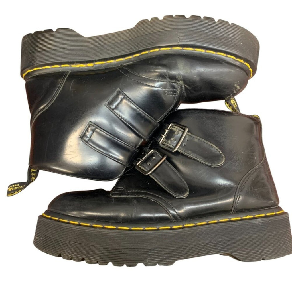 Dr. Martens Black Devon Platform Boots SZ 9 US L
