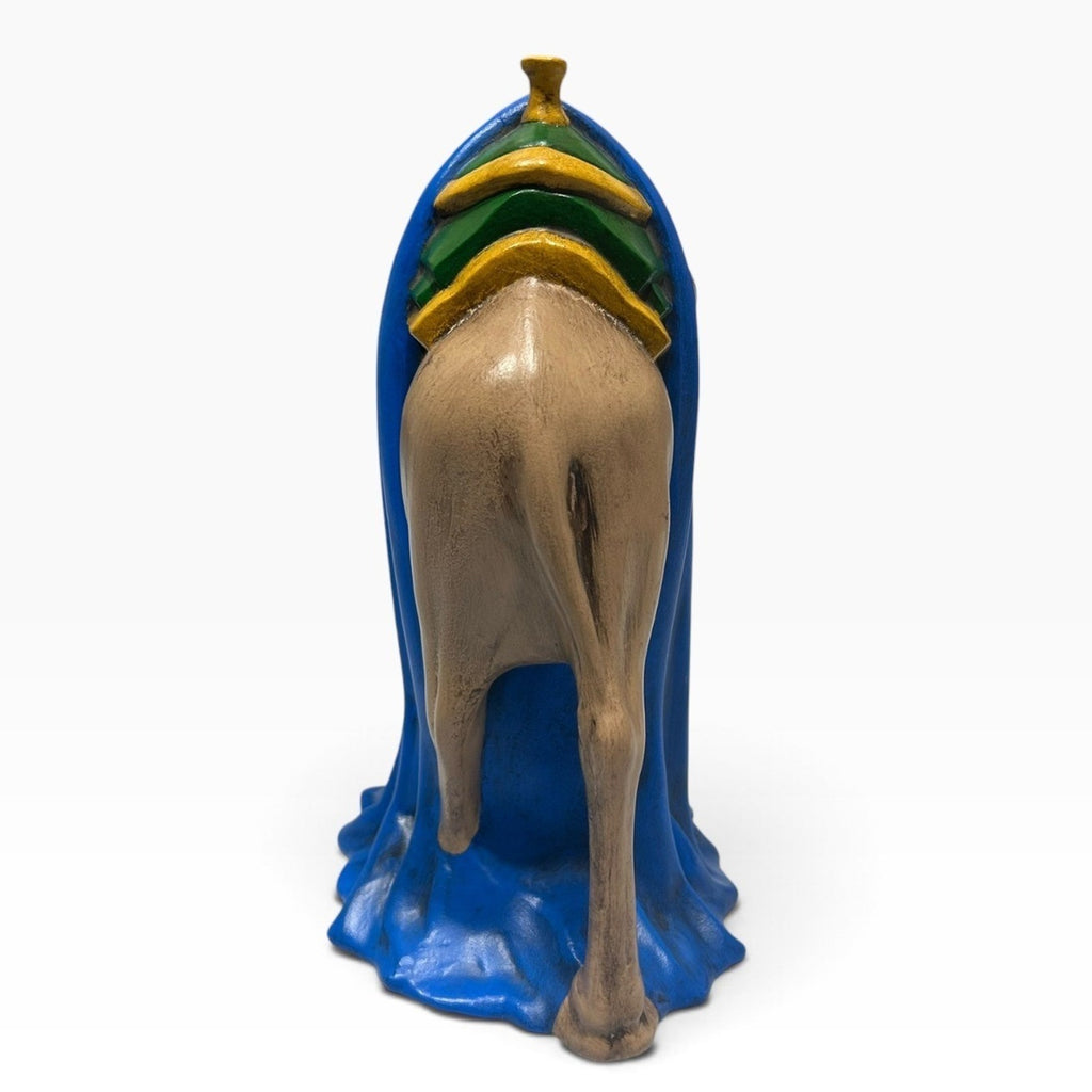Vintage 1970s Holland Mold Hand Painted Ceramic Camel Figurine 9 Inch Nativity
