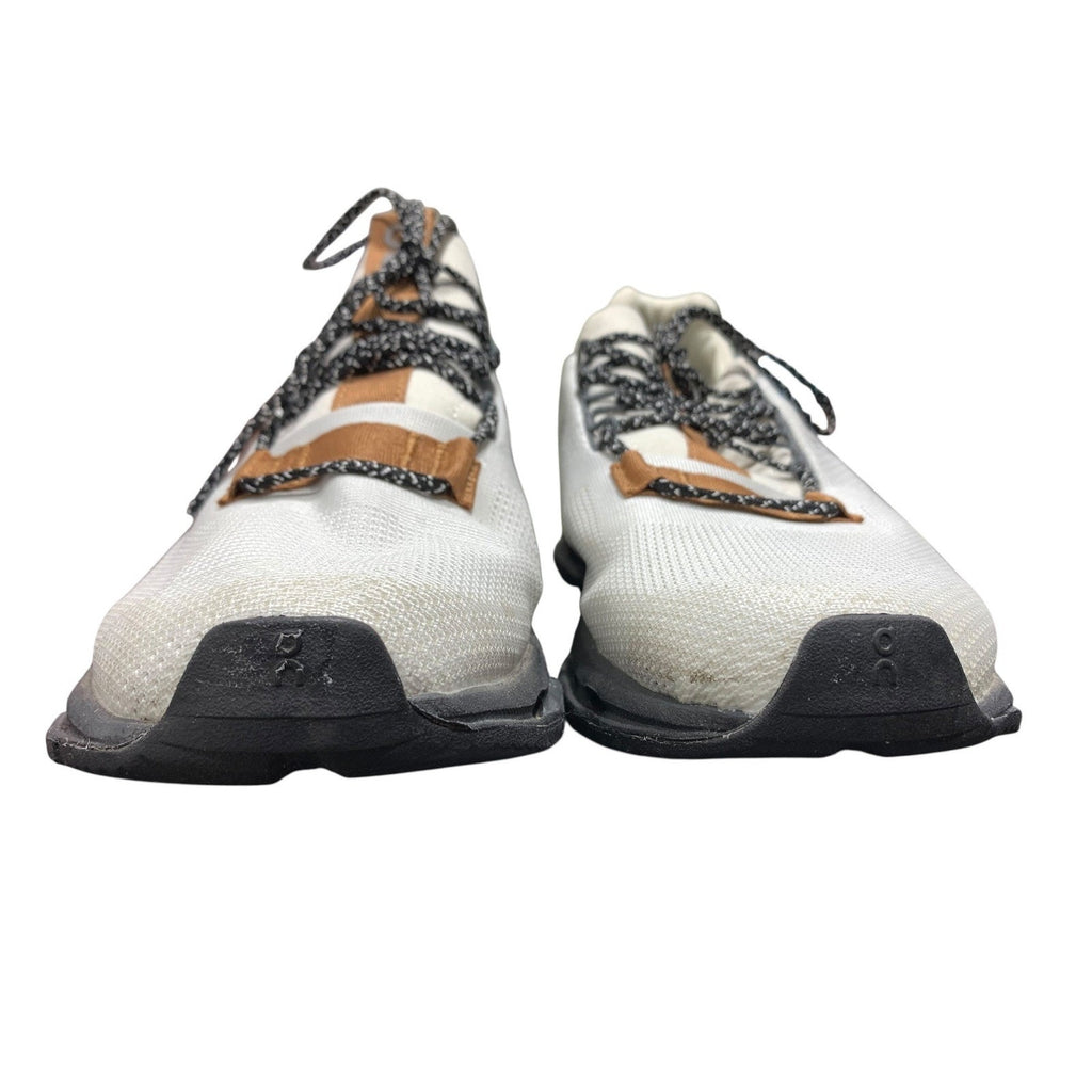 On Cloudnova White Tan Black Running Shoes 26.99102 Swiss Engineering Mens 7