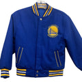 Golden State Warriors JH Design Reversible Wool Logo Jacket sz 5/6
