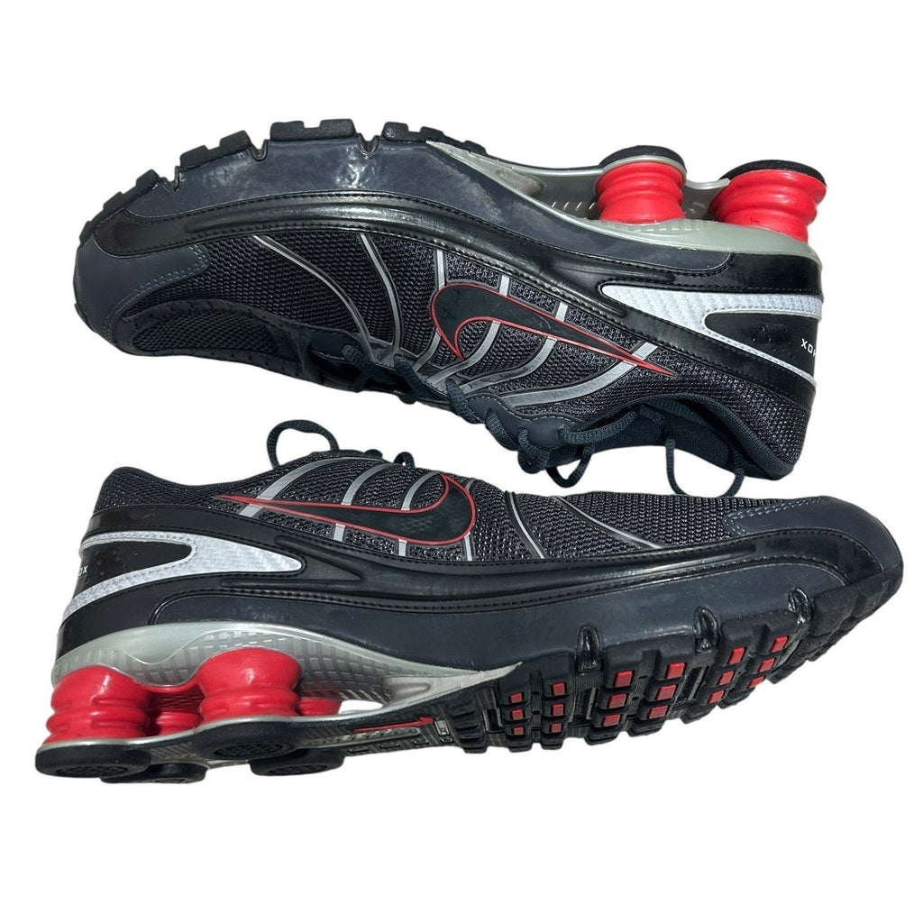 Nike Shox Turbo VII silver Black Red Mens Running Shoes 324907-002 Size 12