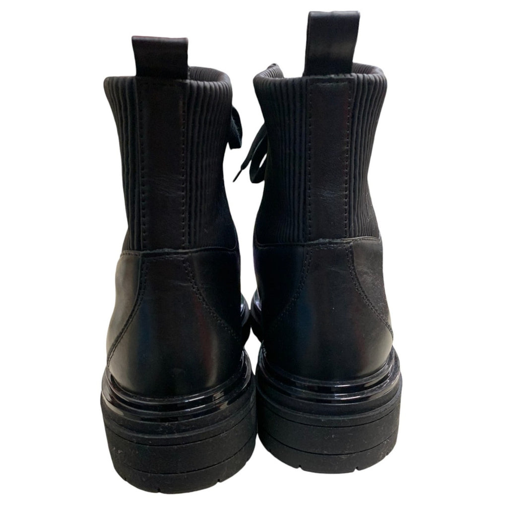 Johnston & Murphy Gianna Gore Lace up boot Combat Boot SZ 9