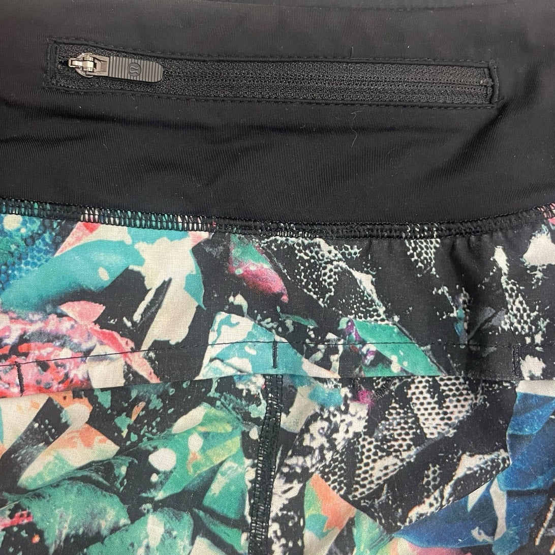 Lululemon Speed Up Short *2.5" Color Crush Multi / Black
