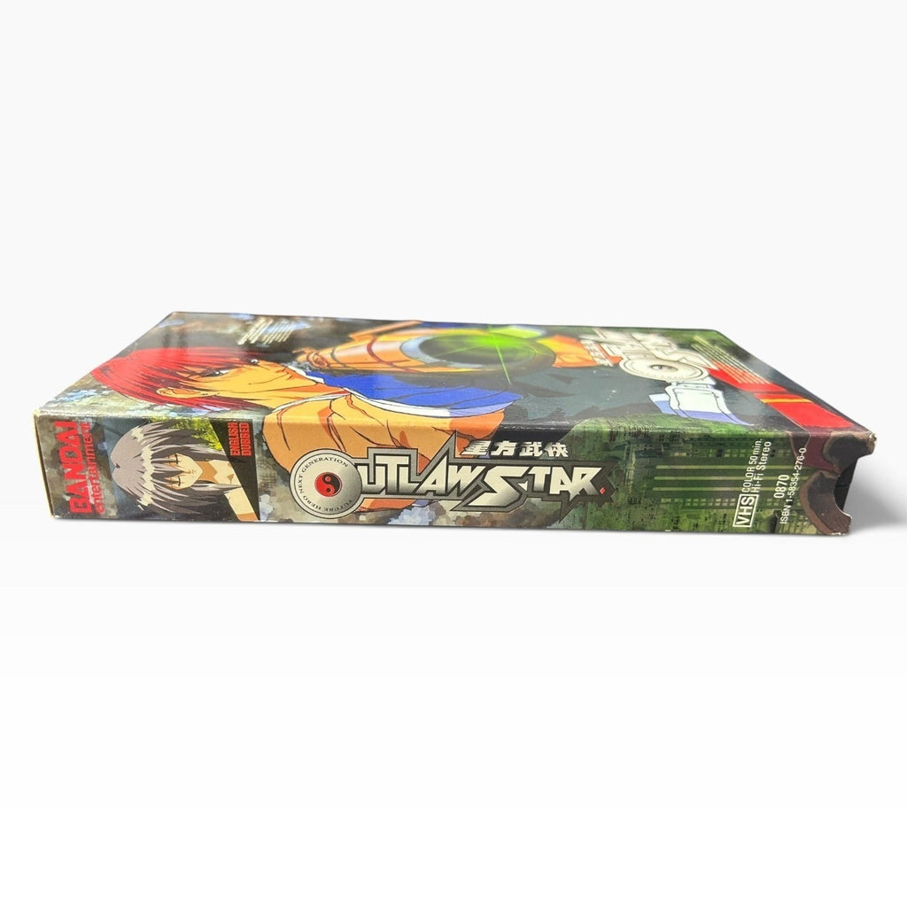 Bandai Outlaw Star VHS Vol 1 & 2 Episodes 1-4 English Dubbed 1999 Anime Retro