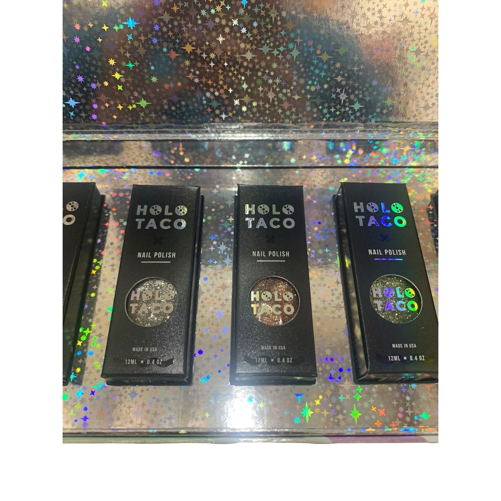 HOLO TACO Frosted Metals Collection Complete with Polishes NEW