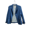 Frank & Eileen Denim Blazer Jacket Est 1947 Blue Cotton Medium M