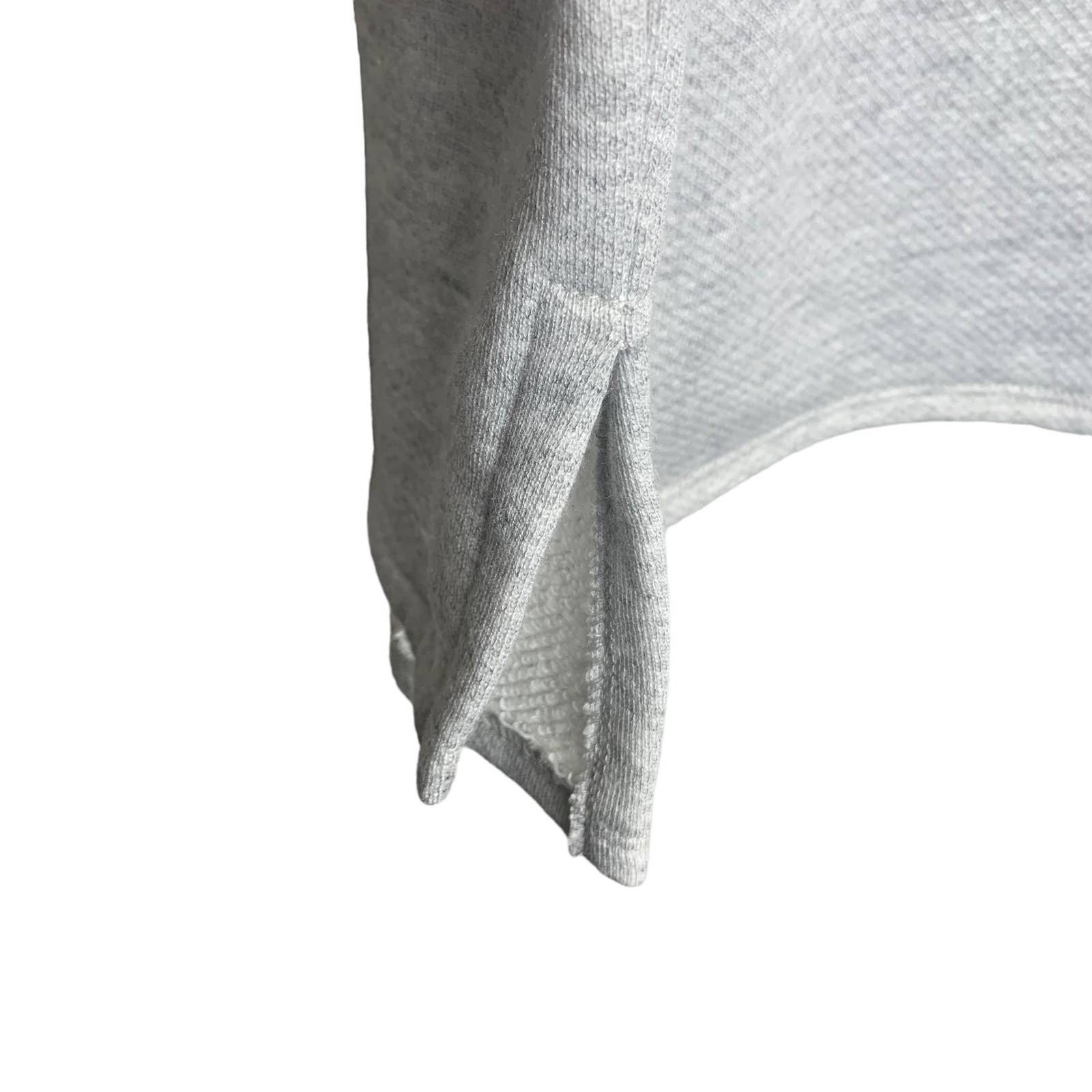Anthropologie Dolan Left Coast Grey Sweatshirt Top Tunic SZ S