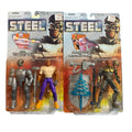 KENNER STEEL 1997 HASBRO JOHN HENRY IRONS HARDENED STEEL ARMOR SUIT and Steel