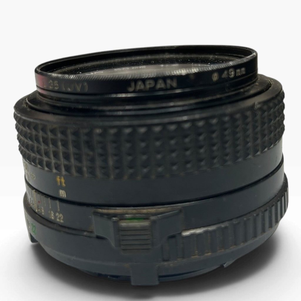 Minolta MD 50mm 1:2 Prime Lens with Minolta 49mm UV Filter Japan 1882322