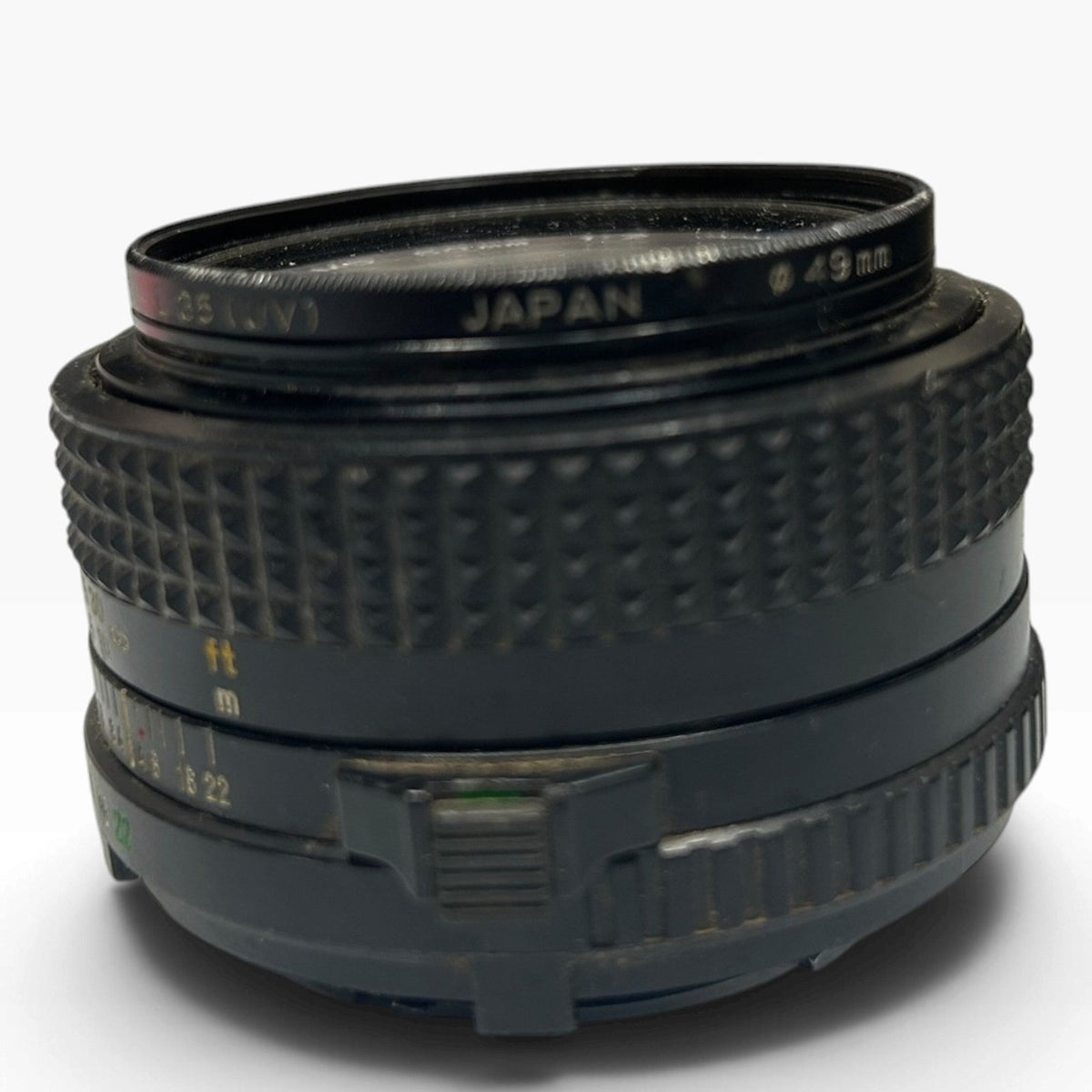 Minolta MD 50mm 1:2 Prime Lens with Minolta 49mm UV Filter Japan 1882322
