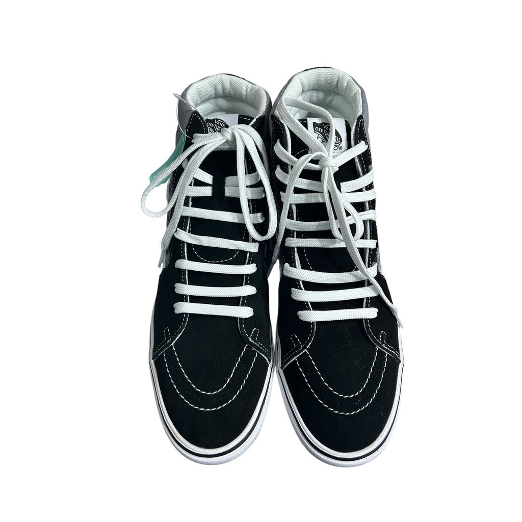 Vans Sk8-Hi ComfyCush 'Tape Mix Black Frost Gray Checkered High Top Mens 12