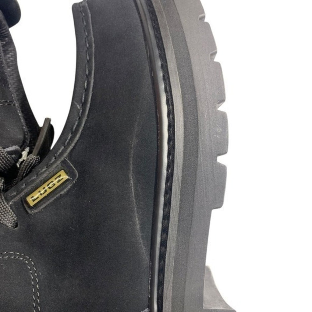 Lugz Black Suede Chukka Boots Mens Lug Sole Lace Up Ankle Boots SZ 7.5