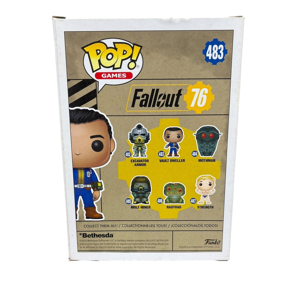 Funko Pop Games Fallout 76 Vault Dweller 483 Vinyl Figure Bethesda